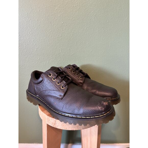 Dr. Doc Martens Ashfeld Oxford Pebbled Leather Men’s Size 13 M Brown Low Shoes main image 7